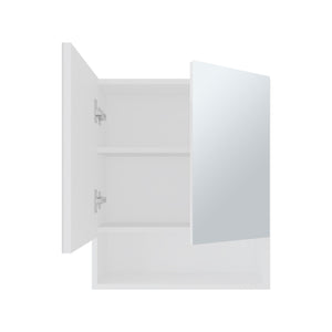 English Elm Medicine Cabinet White Engineered Wood with Mirror, 2 Doors & 3 Shelves, Compact Durable Eco-Friendly Design B097P296819