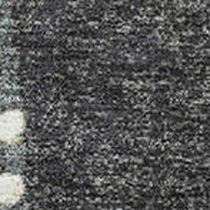 HomeRoots 10' Geometric Washable Area Rug in Black, Gold & Ivory - Durable, Stain-Resistant, UV Protected! 709456