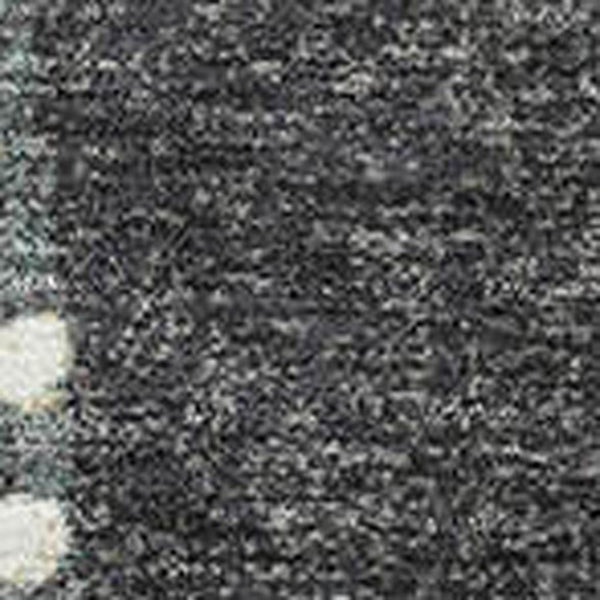 HomeRoots 10' Geometric Washable Area Rug in Black, Gold & Ivory - Durable, Stain-Resistant, UV Protected! 709456