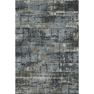 HomeRoots 10' Charcoal Gray & Taupe Geometric Washable Area Rug – UV Protected, Stain Resistant, Durable Design 709708