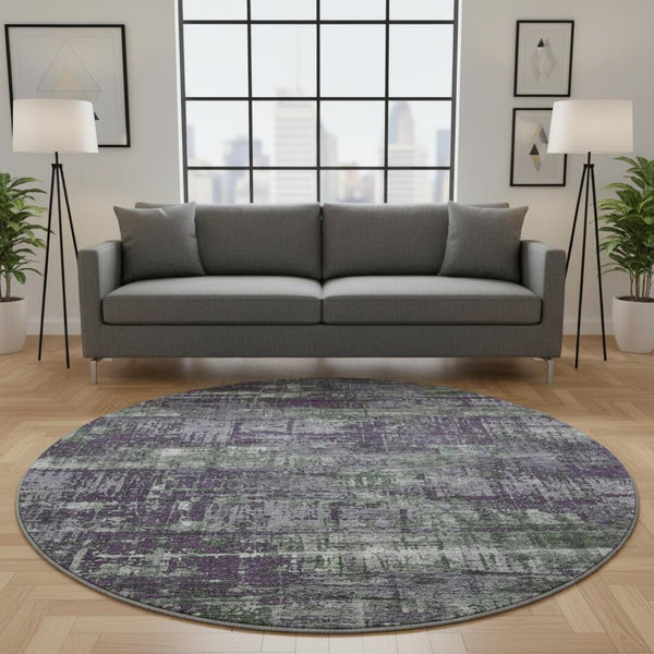 HomeRoots 8' X 10' Vibrant Geometric Area Rug - Washable, UV Protected, and Perfect for High-Traffic Spaces! 709730