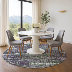 HomeRoots 8' X 10' Vibrant Geometric Area Rug - Washable, UV Protected, and Perfect for High-Traffic Spaces! 709730