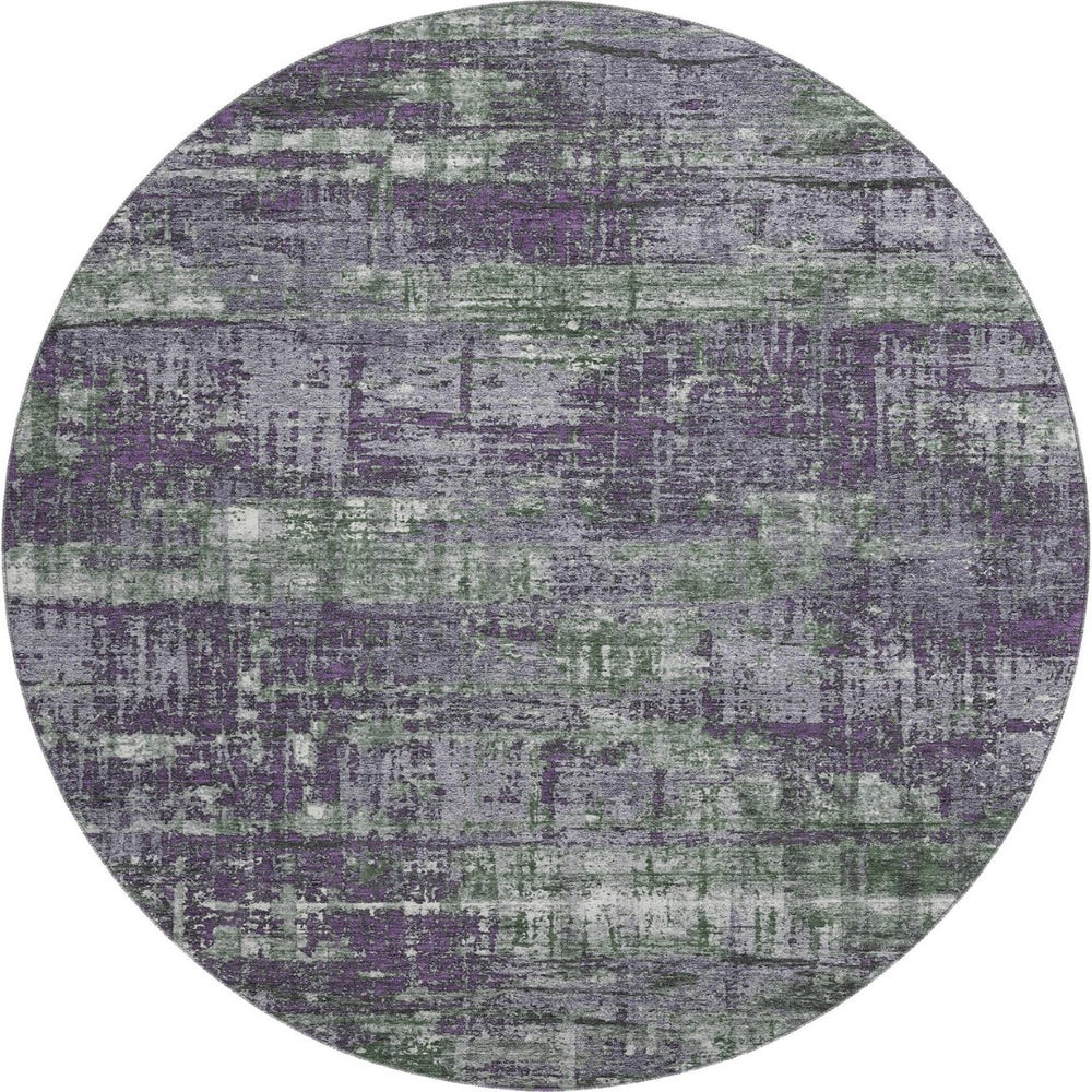 HomeRoots 8' X 10' Vibrant Geometric Area Rug - Washable, UV Protected, and Perfect for High-Traffic Spaces! 709730