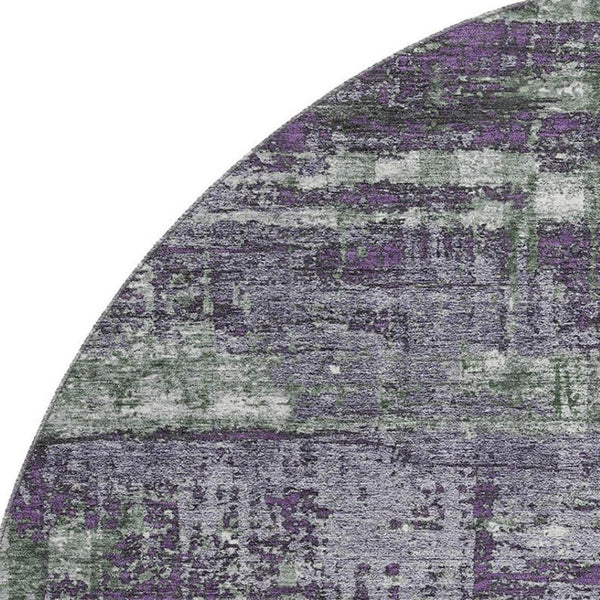 HomeRoots 8' X 10' Vibrant Geometric Area Rug - Washable, UV Protected, and Perfect for High-Traffic Spaces! 709730