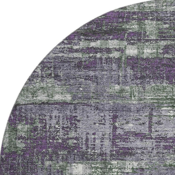 HomeRoots 8' X 10' Vibrant Geometric Area Rug - Washable, UV Protected, and Perfect for High-Traffic Spaces! 709730