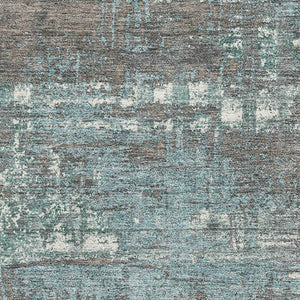 HomeRoots 10' X 14' Washable Area Rug with Geometric Design - Durable, UV-Protected, Stain-Resistant & Stylish! 709744