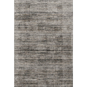 HomeRoots 10' X 14' Taupe Brown & Ivory Striped Washable Area Rug - UV Protection, Stain-Resistant, Durable Design 709762
