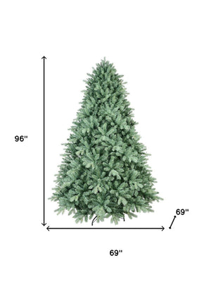 HomeRoots 9' Full Spruce Christmas Tree - Lifelike, Low-Maintenance Holiday Centerpiece with 4,368 Tips 709811
