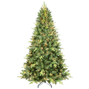 HomeRoots 6' Pre Lit Full Spruce Christmas Tree - Lush Green Elegance with 350 LED Lights for Holiday Cheer! 709814