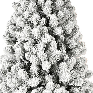 HomeRoots 5' Pre Lit Full Spruce Christmas Tree - Lush, Realistic Design with Warm LED Lights for Effortless Holiday Cheer 709822