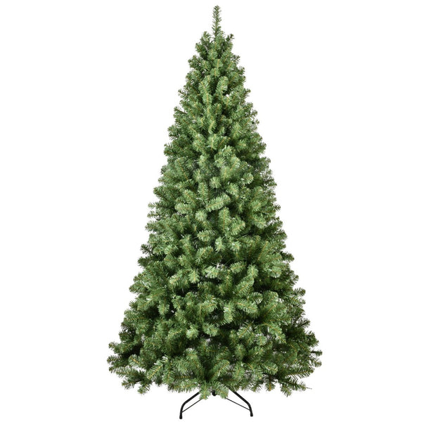 HomeRoots 7' Full Spruce Pre-Lit Christmas Tree with Warm LED Lights - Perfect Holiday Decor for Any Space 709824
