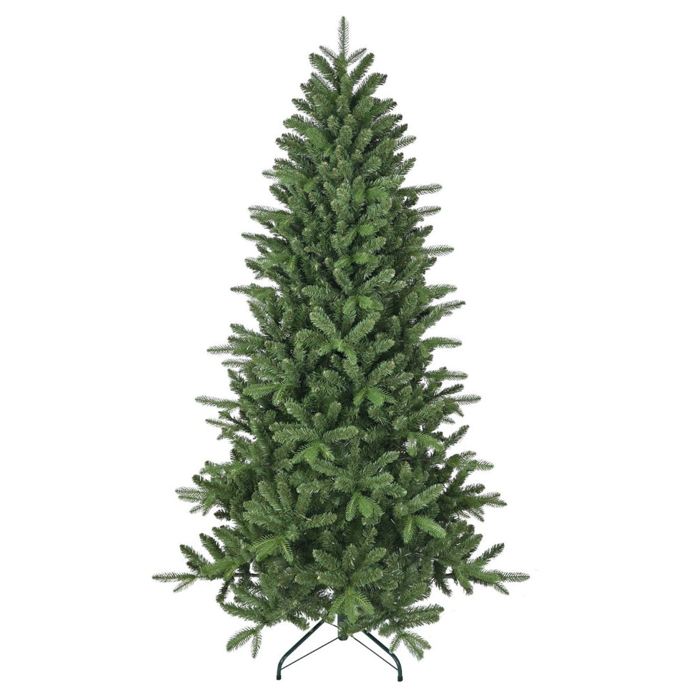 HomeRoots 6' Pre Lit Full Spruce Christmas Tree - Lifelike, Easy Assembly, LED Lights, Perfect Holiday Centerpiece 709828