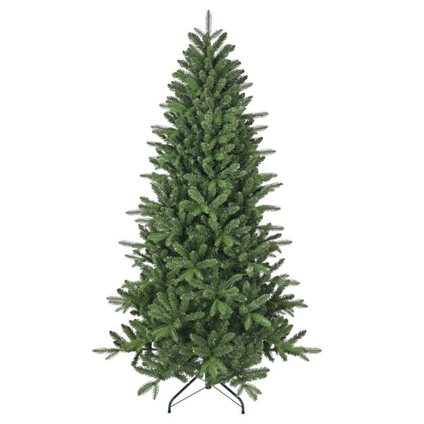 HomeRoots 6' Pre Lit Full Spruce Christmas Tree - Lifelike, Easy Assembly, LED Lights, Perfect Holiday Centerpiece 709828