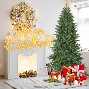 HomeRoots 6' Pre Lit Full Spruce Christmas Tree - Lifelike, Easy Assembly, LED Lights, Perfect Holiday Centerpiece 709828