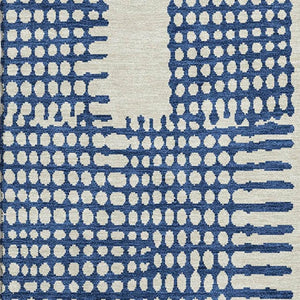 HomeRoots 10' X 14' Modern Geometric Area Rug in Beige, Blue & Green - Washable, UV Protected, Stylish & Durable 709860