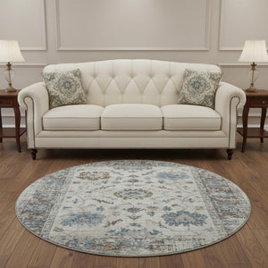 HomeRoots 8' X 10' Washable Oriental Area Rug – Durable, UV-Protected, and Stylish for High-Traffic Homes 709894