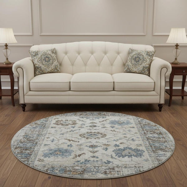 HomeRoots 8' X 10' Washable Oriental Area Rug – Durable, UV-Protected, and Stylish for High-Traffic Homes 709894