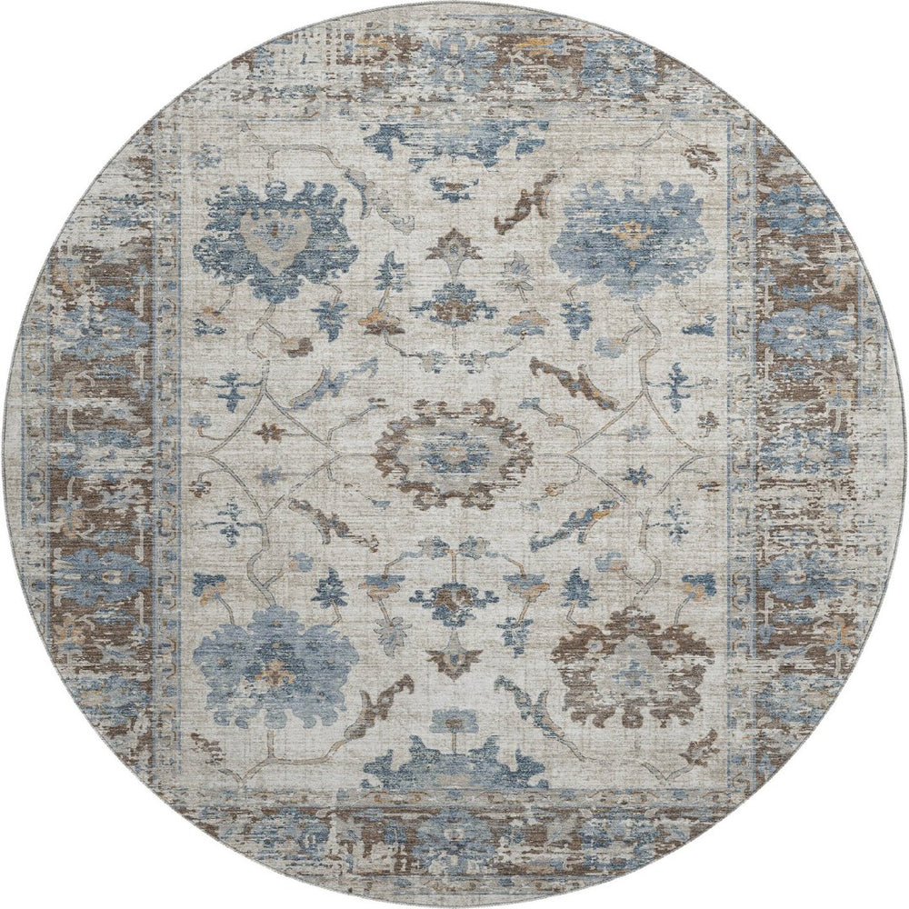 HomeRoots 8' X 10' Washable Oriental Area Rug – Durable, UV-Protected, and Stylish for High-Traffic Homes 709894