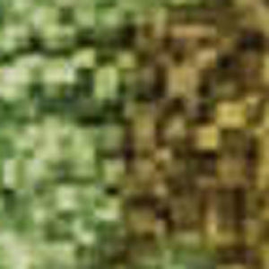 HomeRoots 5' X 8' Abstract Area Rug in Green, Gold & Orange - Washable, UV Protected & Perfect for High-Traffic Areas 709910