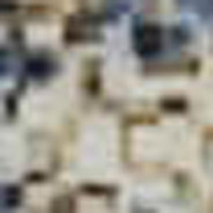 HomeRoots 9' X 12' Washable Abstract Area Rug in Taupe, Ivory & Gray with UV Protection for Modern Homes 709967
