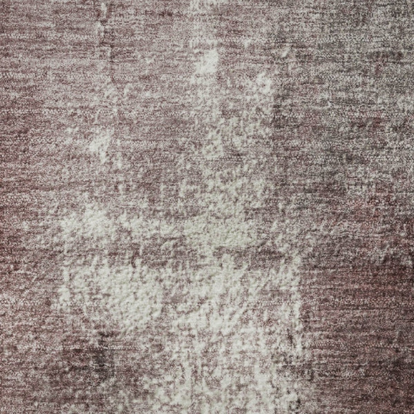 HomeRoots 5' X 8' Stylish Blush Charcoal Ivory Abstract Washable Area Rug with UV Protection for Homes 709976