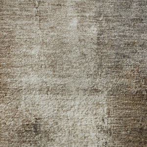 HomeRoots 8' X 10' Washable Abstract Area Rug in Brown, Gray, and Ivory - UV Protected, Stain Resistant Design 709984