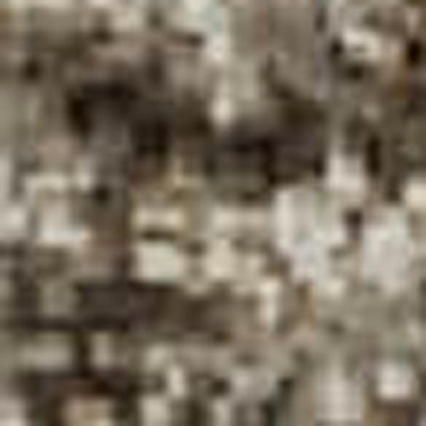 HomeRoots 9' X 12' Washable Area Rug in Brown, Gray & Ivory - UV Protected, Durable, Perfect for Busy Homes! 709985