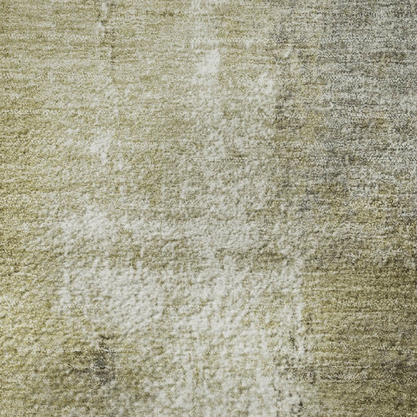 HomeRoots 5' X 8' Abstract Gold, Charcoal & Silver Washable Area Rug – Durable, Stain-Resistant & UV Protected 709988