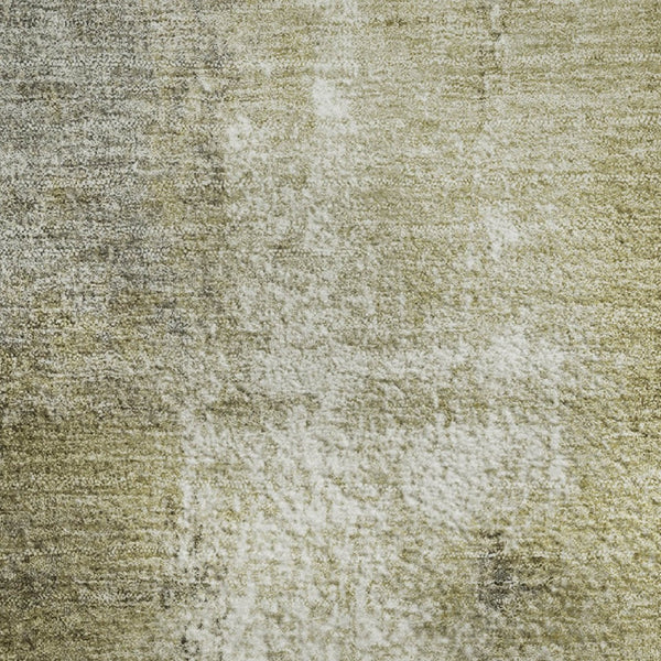 HomeRoots 5' X 8' Abstract Gold, Charcoal & Silver Washable Area Rug – Durable, Stain-Resistant & UV Protected 709988