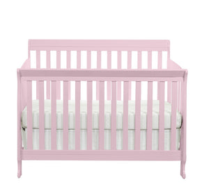 English Elm Brees Island Convertible Crib with Belgrave Curves and Dual Tone Veneer Nursery Design B022P204858