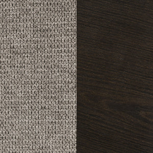 English Elm Joy Counter Height Bar Stool Set of 2 — Modern Curved Back Support, Geometric Metal Footrest, Durable Frame Light Brown B062P299864