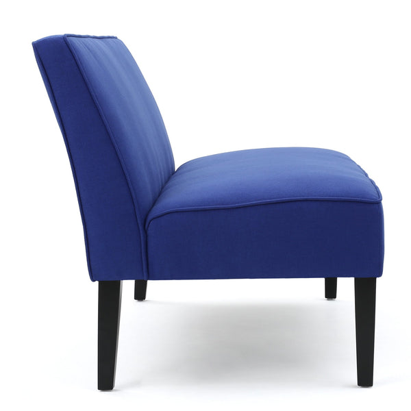 English Elm Christopher Knight Home® - Loveseat - Stylish Navy Blue Compact Loveseat With Hand-Crafted Details For Modern Living Spaces 57659.00NBL