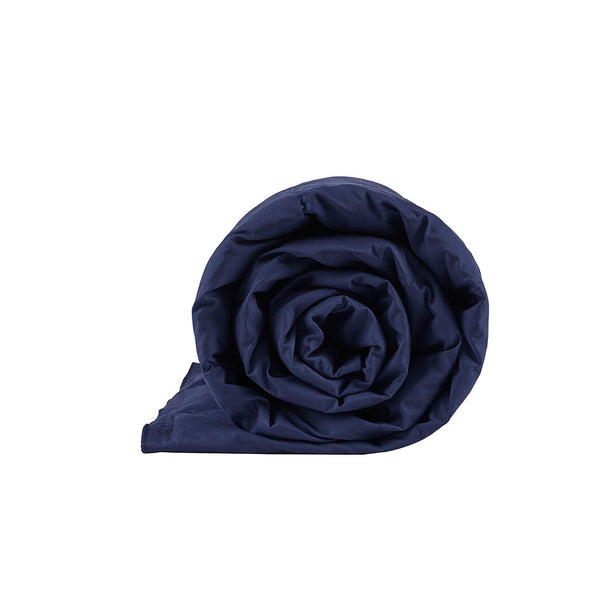 JLA Home True North by Sleep Philosophy - Wearable Oversized Goose Down Throw Jacket with Water-Repellent Shell, Packable Warmth & Button Closure Indigo TN50-0483