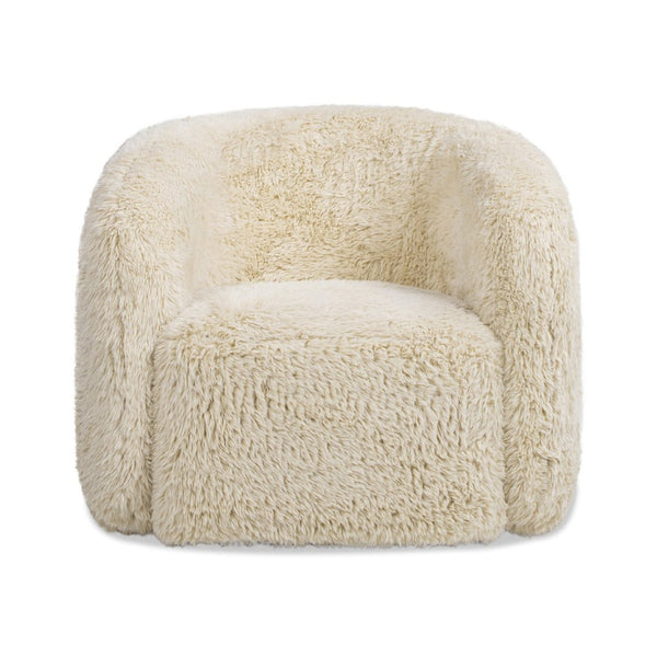 English Elm Becker Solid Oak Genuine Sheepskin Accent Armchair Rustic Farmhouse Living Room B2719P277873