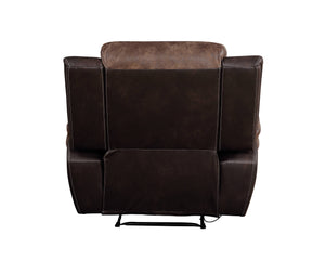 English Elm Toffee Polished Power Tufted Recliner with Tight Cushions, Microfiber Blend, Luxurious Support (97) B062P215443