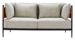Stirbe Loveseat Gray 110345 Zuo Modern