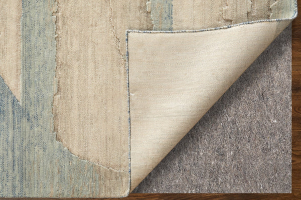 Feizy Rugs Jaxson Contemporary Wool & Nylon Rug With Hand-carved Details For A Luxurious And Artistic Touch Blue,Ivory,Gray Wool,Nylon Jxn39pxfblumltp00