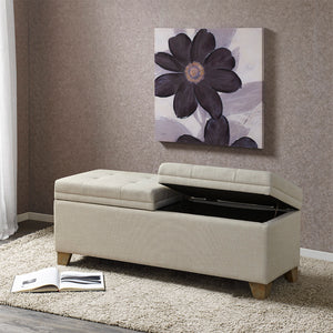 Madison Park Ashcroft Transitional Soft Close Storage Bench MP105-0998 Natural