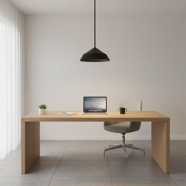English Elm 14 Inch Matte Black Integrated Led Pendant Dimmable Etched Glass Kitchen Fixture B370P399324