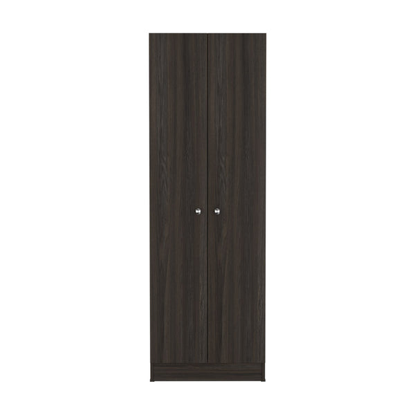 English Elm Multistorage Cabinet 71" H - Stylish Carbon Espresso & Black, 5 Shelves For Smart Home Organization B097132947