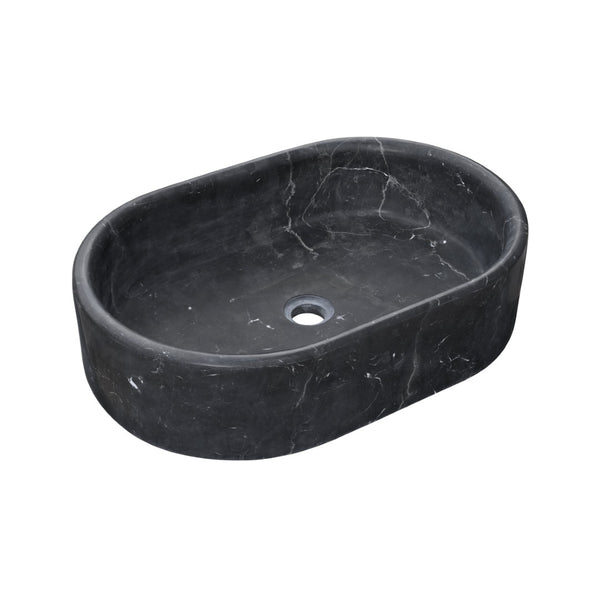 English Elm Luxury Solid Marble Vessel Sink Wavy Organic Stone Basin Matte Honed Vanity Bowl W1696P408022
