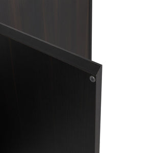 English Elm 48" Freestanding Bathroom Vanity with Resin Sink and Spacious Cabinet, Soft-Close Doors, Durable Finish Dark Oak W1972S00015