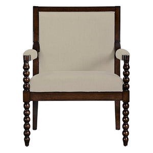 English Elm Philippe Accent Arm Chair with Morocco Solid Wood Legs, Plush Foam Seat, 300lb Capacity, Stylish Upholstery B035P261472