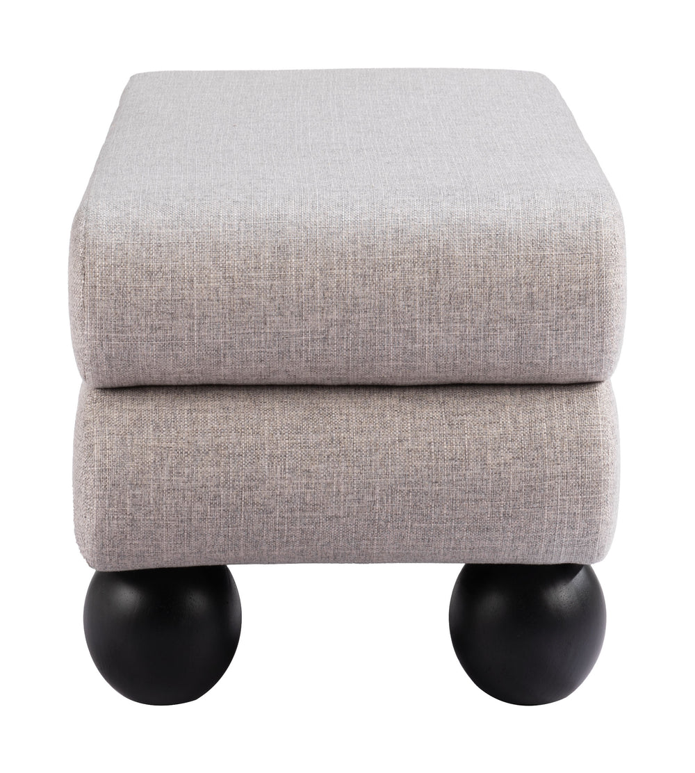 Davao Bench Gray 109980 Zuo Modern