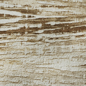 HomeRoots 8' X 10' Ivory and Brown Striped Area Rug - Washable, UV Protected, Durable for High-Traffic Spaces 710026