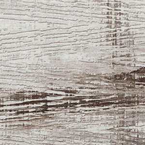 HomeRoots 9' X 12' Taupe & Ivory Striped Washable Area Rug with UV Protection for Family-Friendly Homes 710045