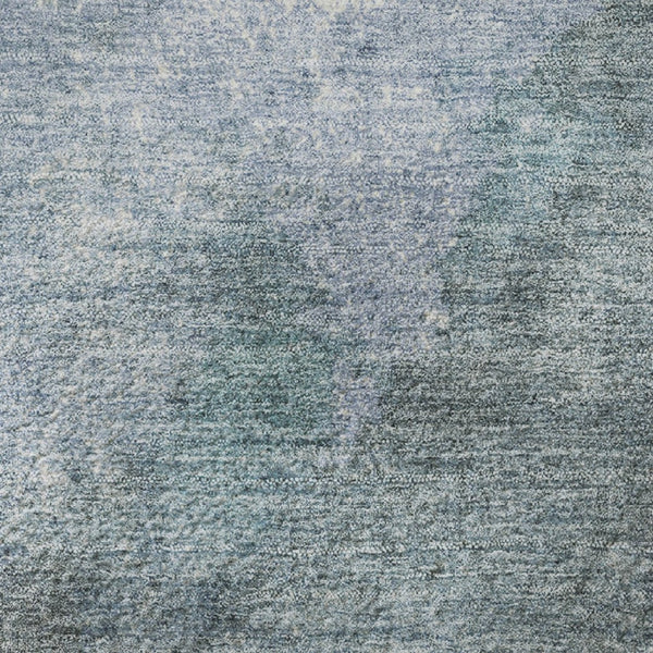 HomeRoots 8' X 10' Blue And Gray Abstract Washable Area Rug - Durable, Stain Resistant, UV Protected Design! 710056