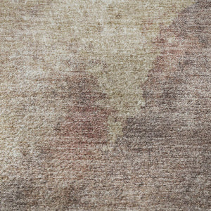 HomeRoots 10' Modern Abstract Copper & Taupe Washable Area Rug – Durable, UV Protected, Perfect for Busy Homes! 710064