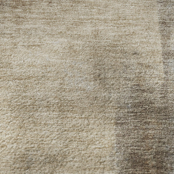 HomeRoots 8' X 10' Abstract Washable Area Rug in Beige, Brown & Gray - UV Protected for Style & Durability 710086