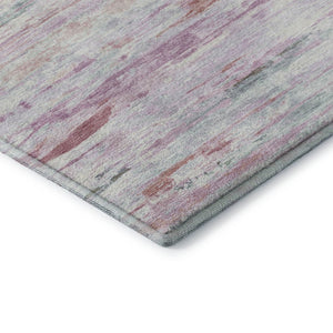 HomeRoots 5' X 8' Blush and Ivory Abstract Area Rug - Stylish, Washable, UV-Protected & Pet-Friendly Design! 710126